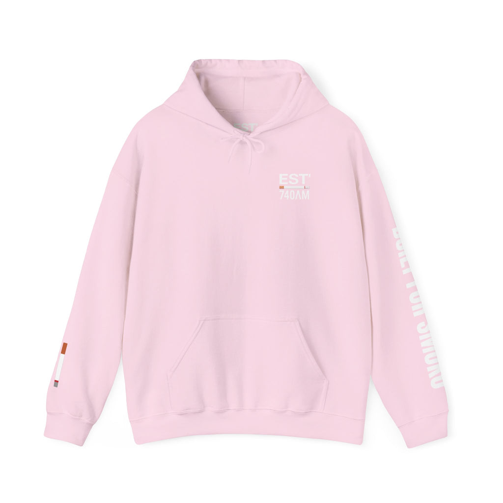 EST 7:40ΛM Hoodie PINK