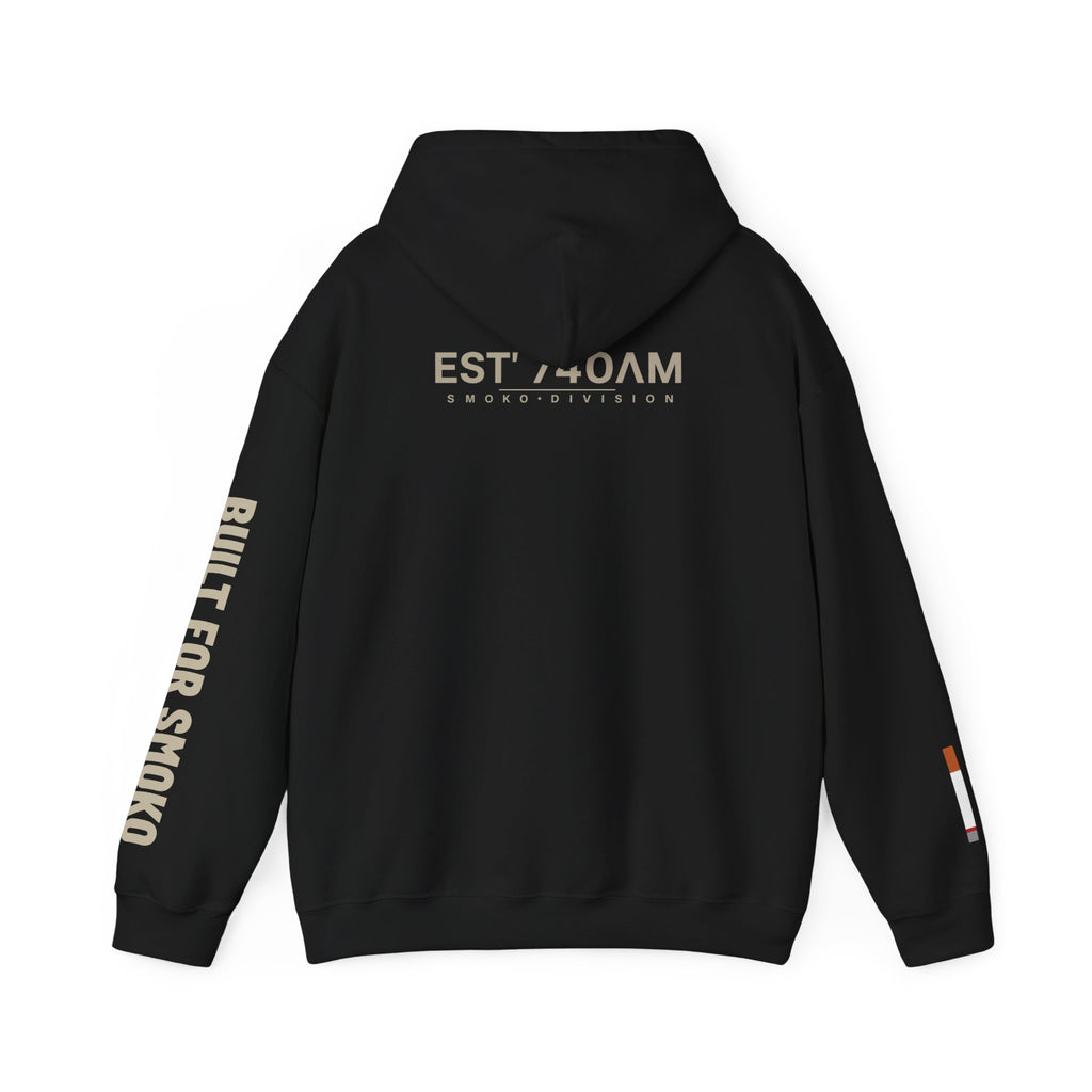 EST 7:40ΛM Hoodie Black